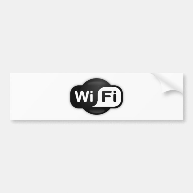 Inneställe Wi-Fi Bildekal (Framsidan)