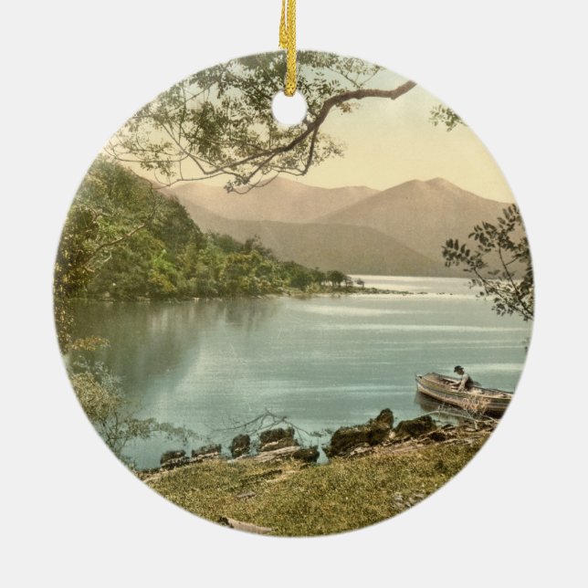 Innisfallen Killarney, ståndsmässiga Kerry, Irland Julgransprydnad Keramik (Baksidan)