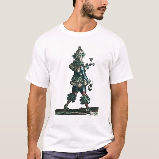 Innkeeperen, allegorical dräktdesign t-shirt (Framsida)