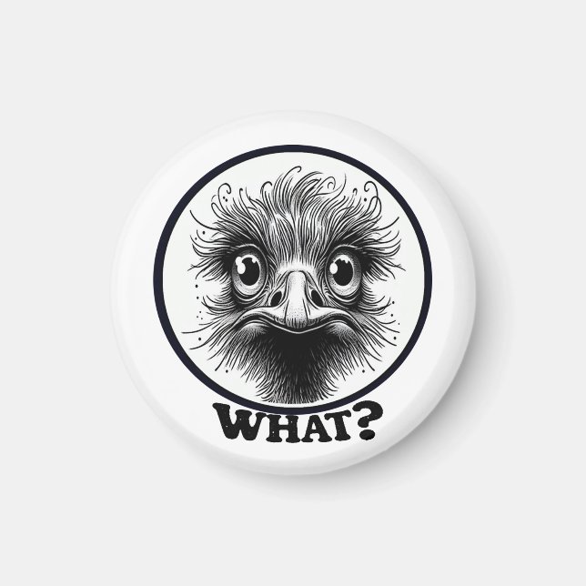 "Innocent Ostrich" What Magnet (Framsidan)