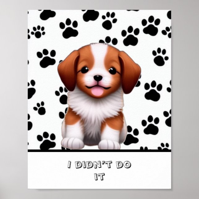 Innocent puppy poster (Framsidan)