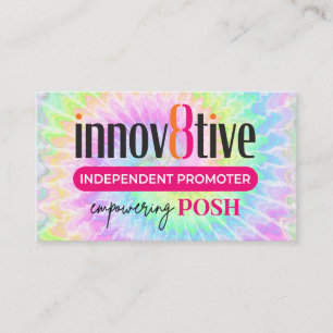 Innov8tive Posh-färgdesign för affärskort Visitkort