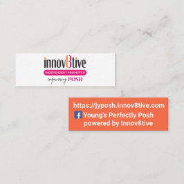 Innov8tive Posh mini affärskort design Visitkort