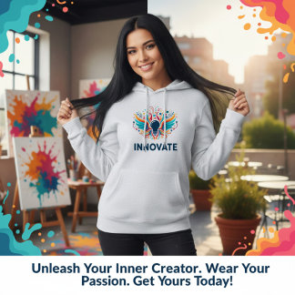Innovate Lightbulb Color Splash Art T Shirt