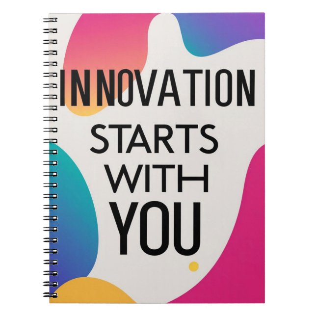 Innovation börjar med dig alternativ 2 anteckningsbok (Framsidan)