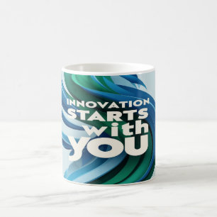 Innovation börjar med dig alternativ 2 kaffemugg