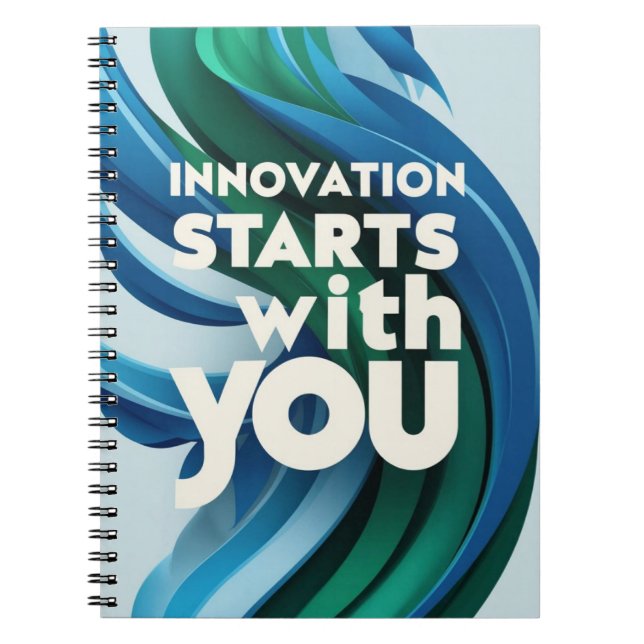 Innovation börjar med dig, alternativ 3 anteckningsbok (Framsidan)