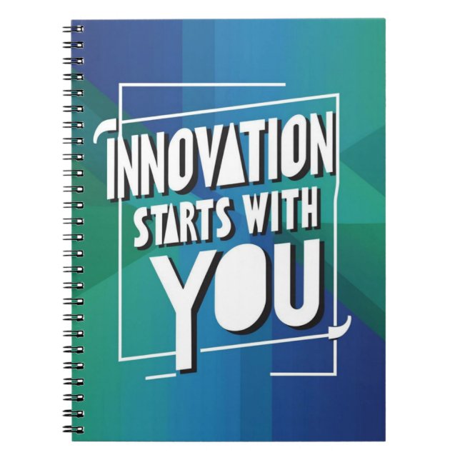 Innovation börjar med dig, alternativ 3 anteckningsbok (Framsidan)
