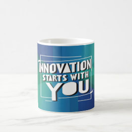 Innovation börjar med dig alternativ 3 kaffemugg