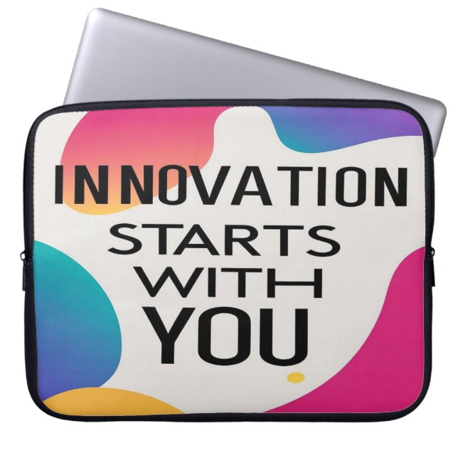 Innovation börjar med dig laptop fodral (Framsidan)