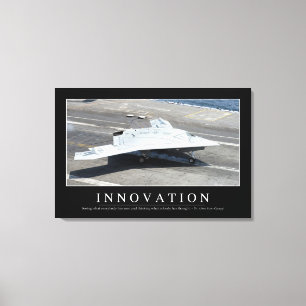 Innovation: Inspirera citationstecken 1 Canvastryck