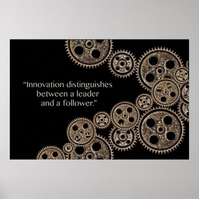 Innovation utmärker poster (Framsidan)