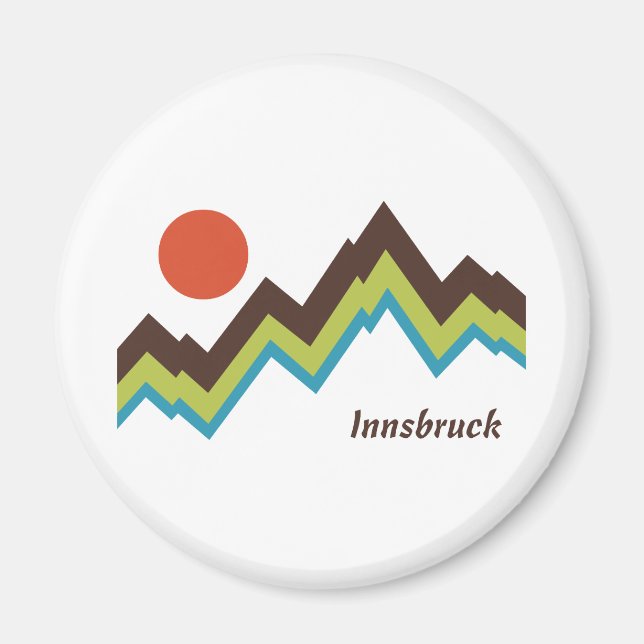 Innsbruck Austria Magnet (Framsidan)