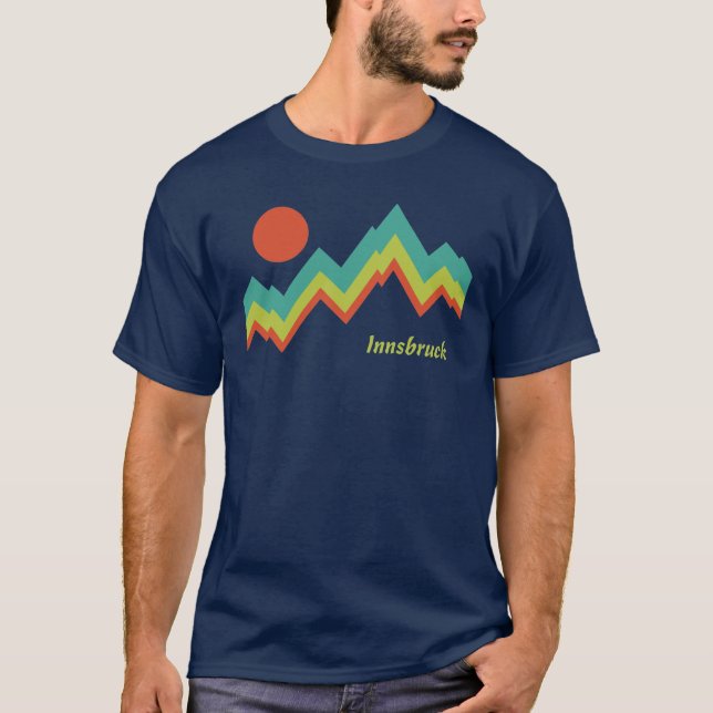 Innsbruck Austria Tee Shirt (Framsida)