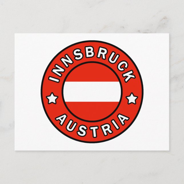 Innsbruck Austria Vykort (Framsida)