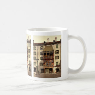 Innsbruck den guld- farstubron, Tyrol, Kaffemugg