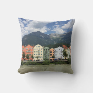 Innsbruck, huvudstad i dekorativ kudde