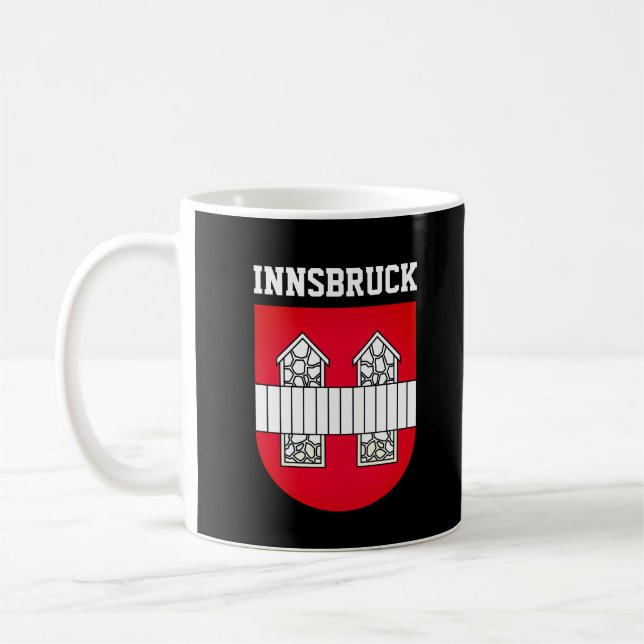 Innsbruck jackande av arm - ÖSTERRIKE Kaffemugg (Vänster)