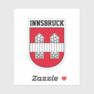 Innsbruck jackande av arm - ÖSTERRIKE Klistermärken