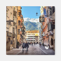 Innsbruck - kylmagnet av Velvet Escape