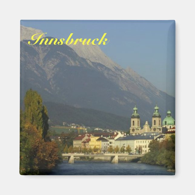 Innsbruck-kylskåp Magnet (Framsidan)