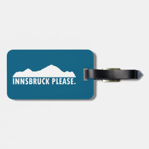 Innsbruck Österrike Please Bagagebricka