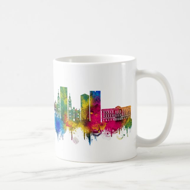 Innsbruck Österrike Skyline Kaffemugg (Höger)