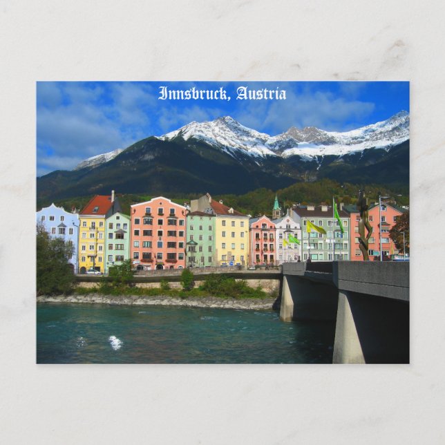 Innsbruck Österrike Vykort (Framsida)