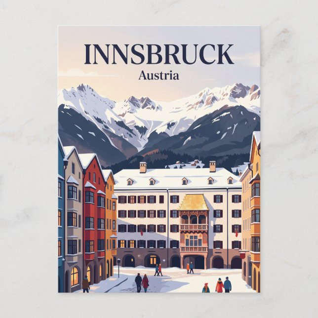 Innsbruck, Österrike Vykort (Framsida)