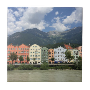 Innsbruck Österrikes stad i Tyrol Kakelplatta
