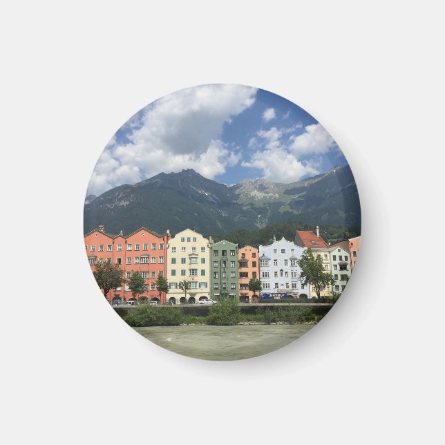 Innsbruck Österrikes stad i Tyrol Magnet (Framsidan)