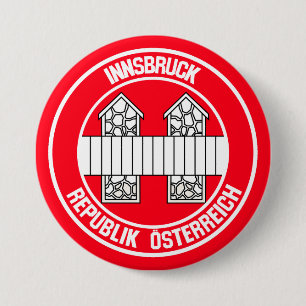 Innsbruck Round Emblem Knapp