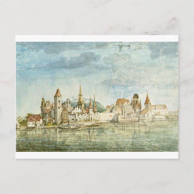 Innsbruck Seen från norr av Albrecht Durer Vykort (Framsida)