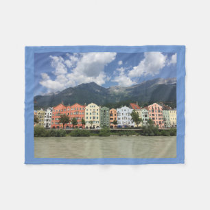 Innsbruck, stad i Alpernorna Fleecefilt