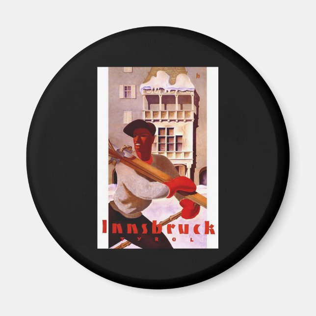 Innsbruck Tyrol Österrike Magnet (Framsidan)