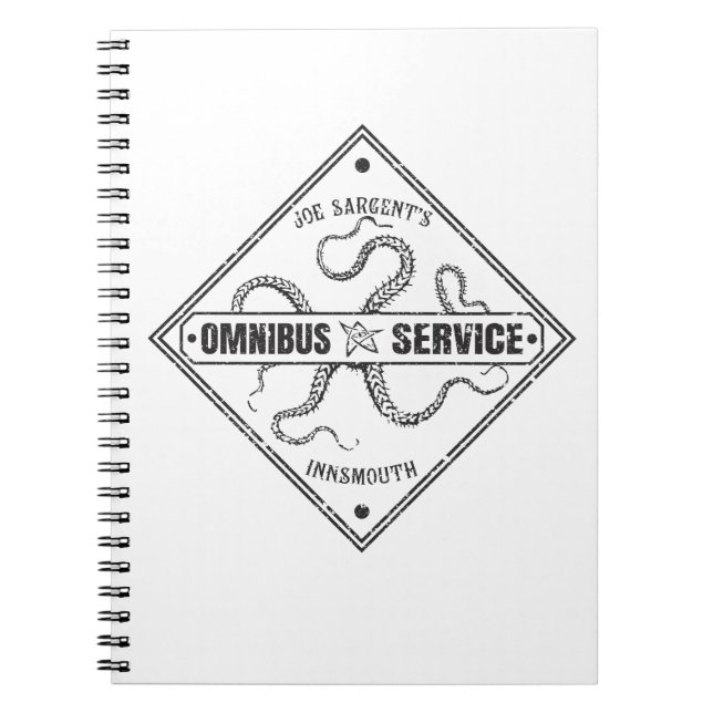 Innsmouth Buss Service Joe Sargent Anteckningsbok (Framsidan)