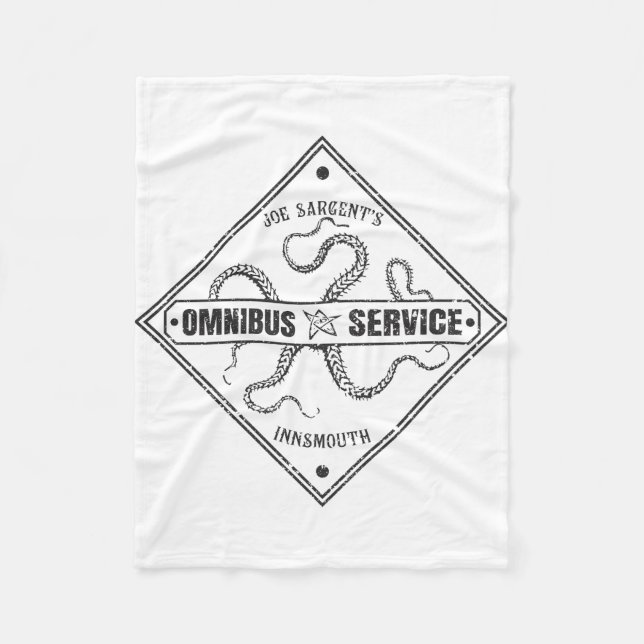 Innsmouth Buss Service Joe Sargent Fleecefilt (Framsidan)