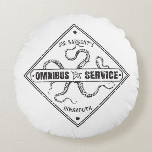 Innsmouth Buss Service Joe Sargent Rund Kudde