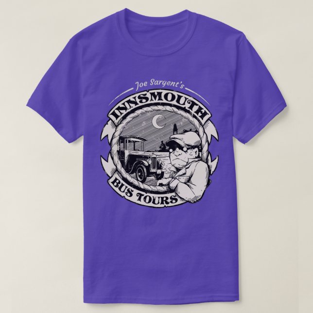 Innsmouth Buss Tours T Shirt (Design framsida)