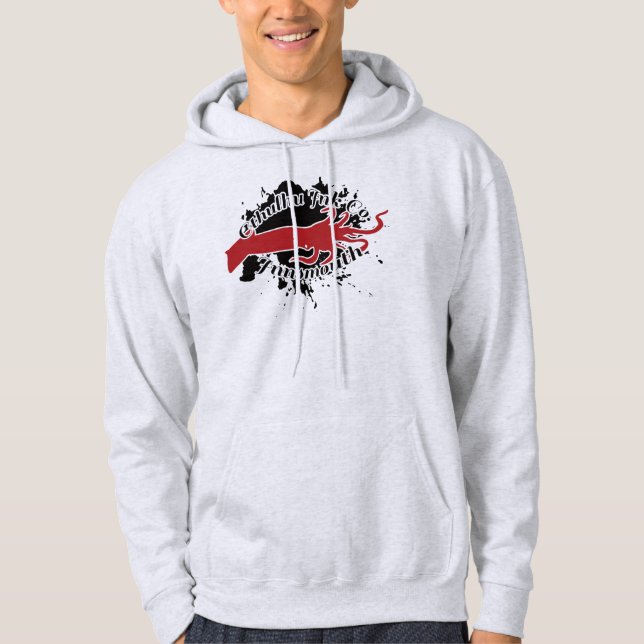 Innsmouth Cthulhu Bläck Co. Hoodie (Framsida)