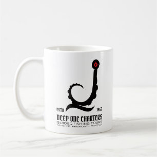 Innsmouth Fishing Tours Cthulhu Lovecraft Kaffemugg
