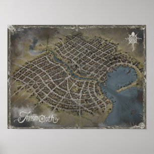 Innsmouth karta, Lovecraft World Poster