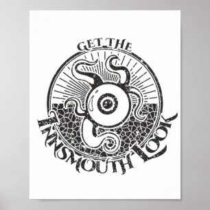 Innsmouth look Tentacle Lovecraftian Poster