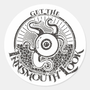 Innsmouth look Tentacle Lovecraftian Runt Klistermärke