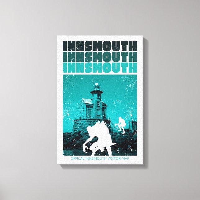 Innsmouth Travel Poster Canvastryck (Framsida)