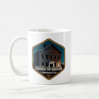 Innsmouths Dagon Hall-ordens vintage-resemärke Kaffemugg