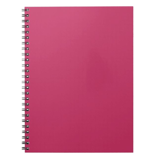 Innuendo Mörk Rosa, Solid Färg Ro Rosa Anteckningsbok (Framsidan)