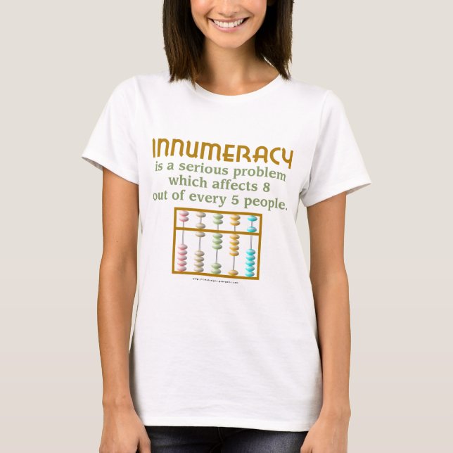 Innumeracy T Shirt (Framsida)