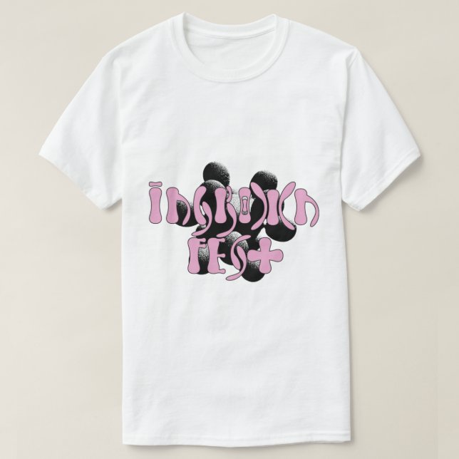 Inodlad experimentell musikfestival t shirt (Design framsida)