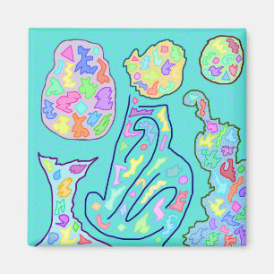 Inodlad godiskonst magnet